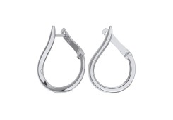 Серебряные cерьги классические