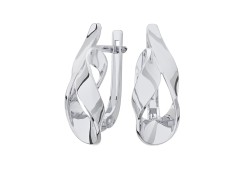 Серебряные cерьги классические