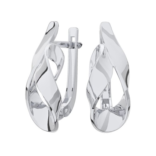 Серебряные cерьги классические