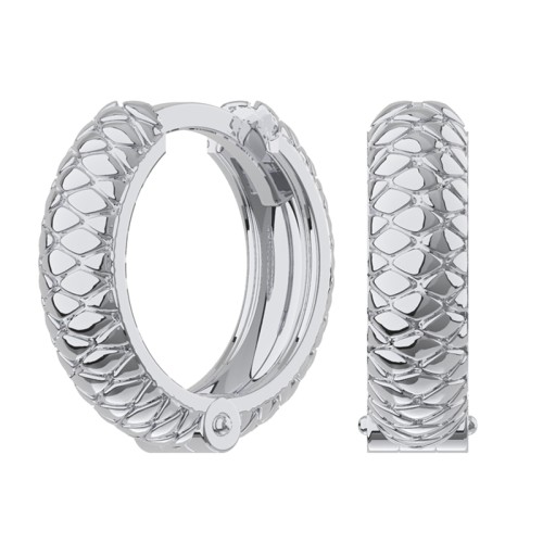 Серебряные cерьги классические