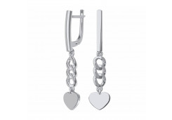 Серебряные cерьги висячие