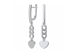 Серебряные cерьги висячие