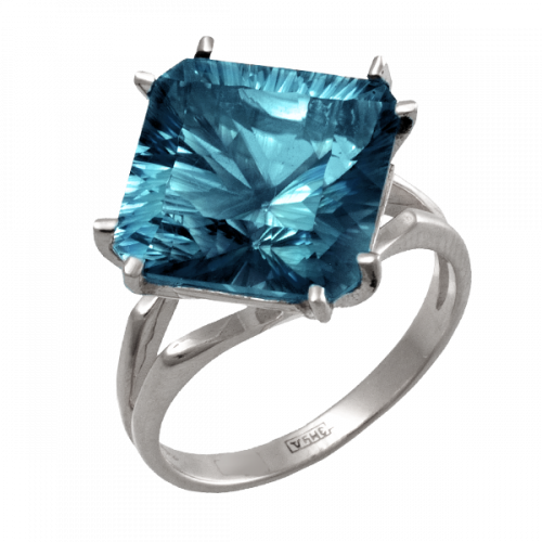 Серебряное кольцо с ситалом