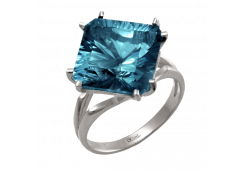 Серебряное кольцо с ситаллом