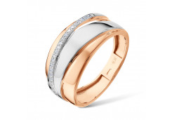 Золотое кольцо с фианитом