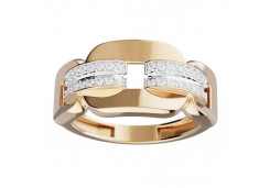 Золотое кольцо с фианитом