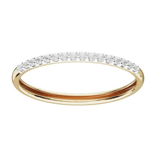 Золотое кольцо с фианитом