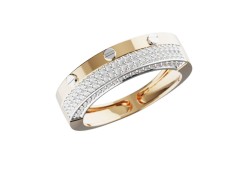 Золотое кольцо с фианитом