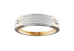 Золотое кольцо с фианитом