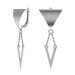 Серебряные cерьги висячие