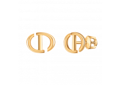 Золотые cерьги пусеты (гвоздики)