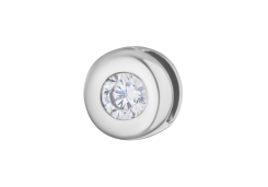 Серебряная подвеска с фианитом