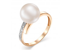 Золотое кольцо с жемчугом