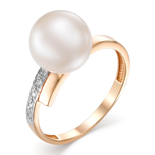 Золотое кольцо с жемчугом