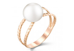Золотое кольцо с жемчугом