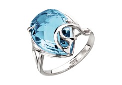 Серебряное кольцо с топазом