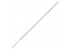 Серебряный браслет с фианитом