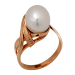 Золотое кольцо с жемчугом