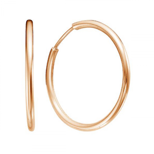 Серебряные cерьги конго