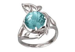 Серебряное кольцо с кварцем