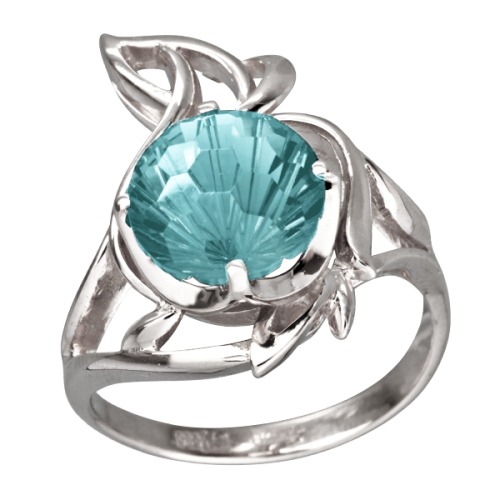 Серебряное кольцо с кварцем