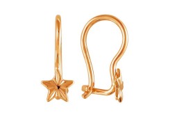 Золотые cерьги классические