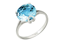 Серебряное кольцо с ситаллом