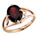 Золотое кольцо с гранатом