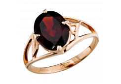 Золотое кольцо с гранатом