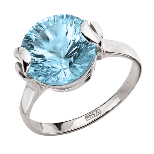 Серебряное кольцо с ситаллом