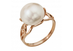 Золотое кольцо с жемчугом