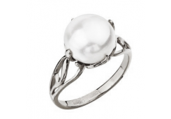 Серебряное кольцо с жемчугом