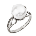 Серебряное кольцо с жемчугом