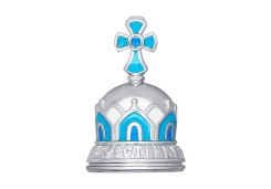 Сувенир из серебра с эмалью