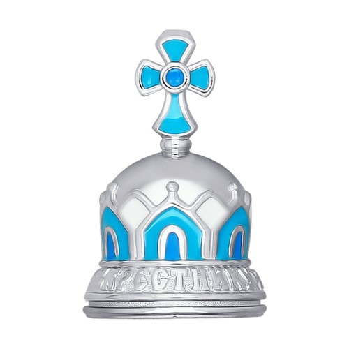 Сувенир из серебра с эмалью