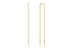 Серебряные cерьги классические