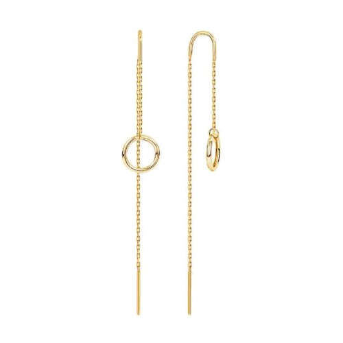 Серебряные cерьги классические