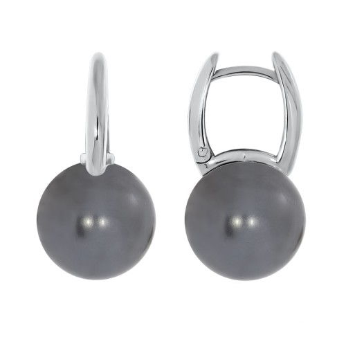 Серебряные cерьги с жемчугом