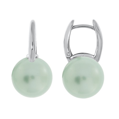 Серебряные cерьги с жемчугом