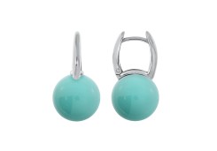 Серебряные cерьги с жемчугом