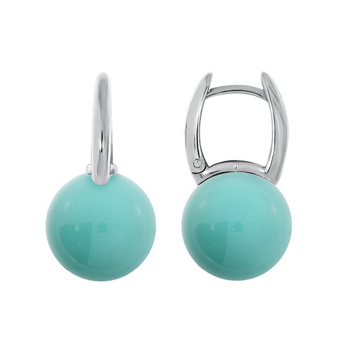 Серебряные cерьги с жемчугом