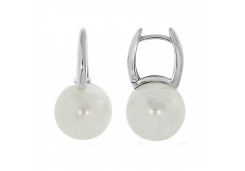 Серебряные cерьги с жемчугом