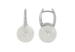 Серебряные cерьги с жемчугом
