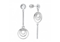 Серебряные cерьги пусеты (гвоздики)