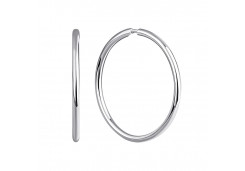 Серебряные cерьги конго