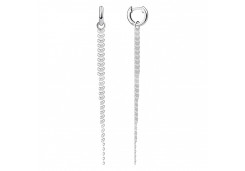 Серебряные cерьги висячие