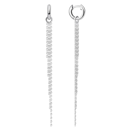 Серебряные cерьги висячие