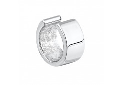 Серебряная серьга классическая