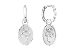 Серебряные cерьги висячие