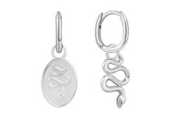 Серебряные cерьги висячие